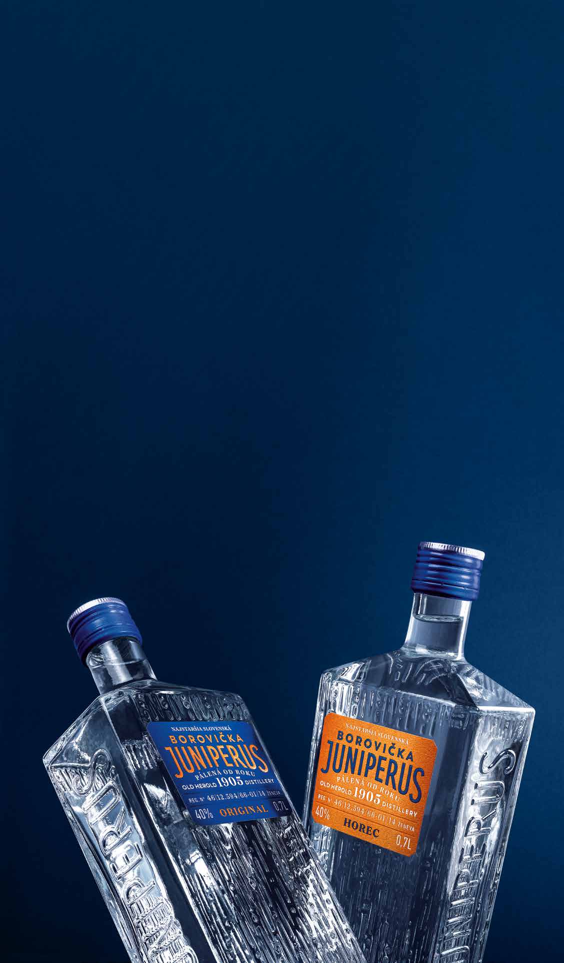 Borovička Juniperus bottles